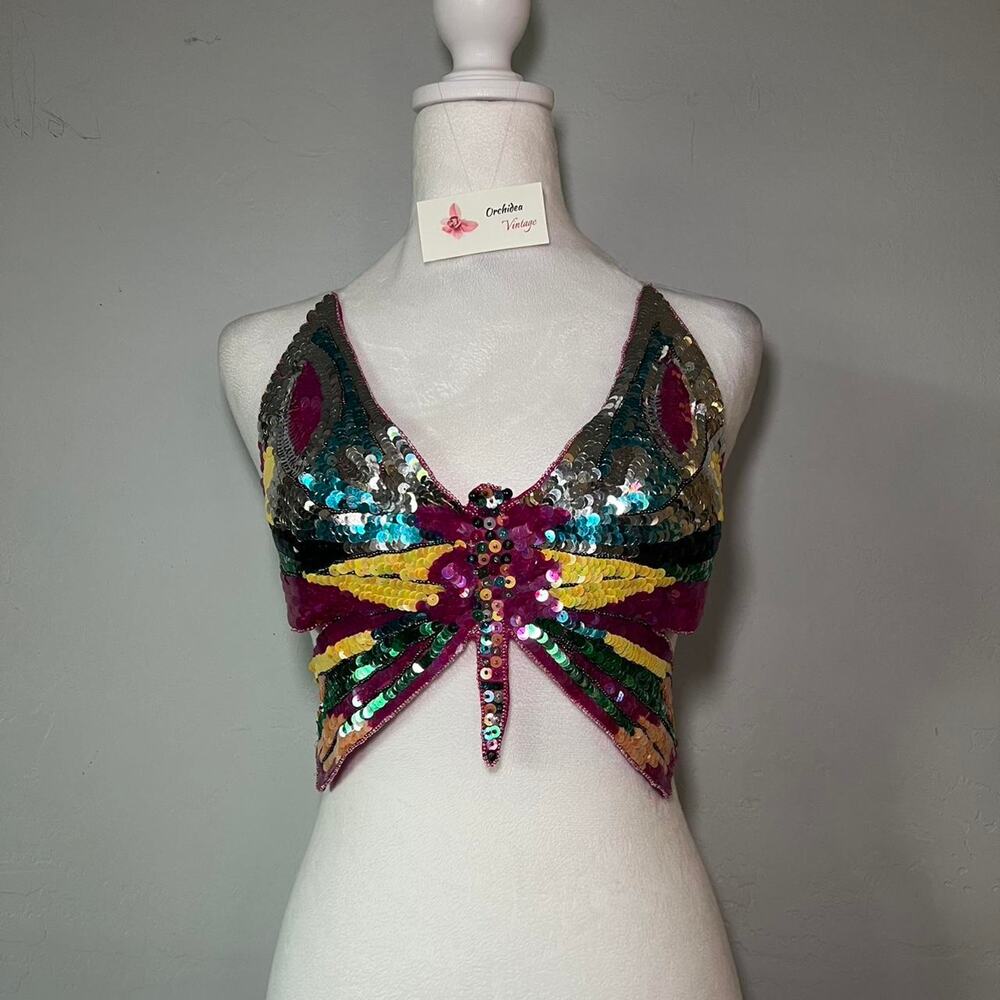 A vintage y2k butterfly top